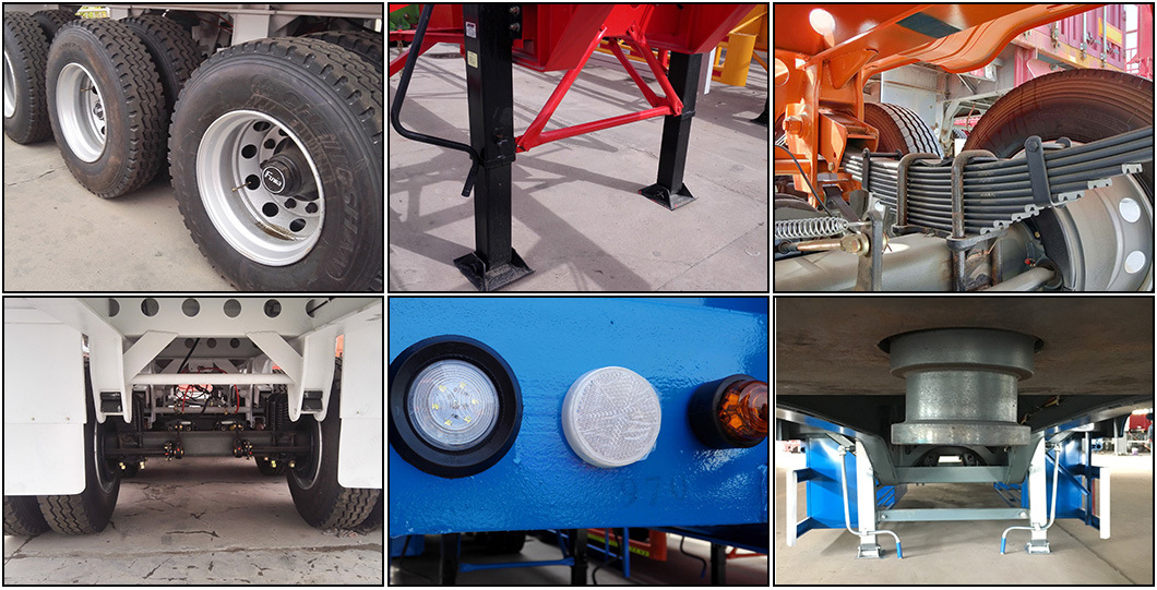 40ft 2 Axles Versatile and Reliable Flatbed SemiTrailer for Efficient