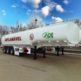 42000L 28T Carbon Steel Fuel Or Refuel Tank Semi Trailer with 4 Compartments And Super Tire for Tanzania