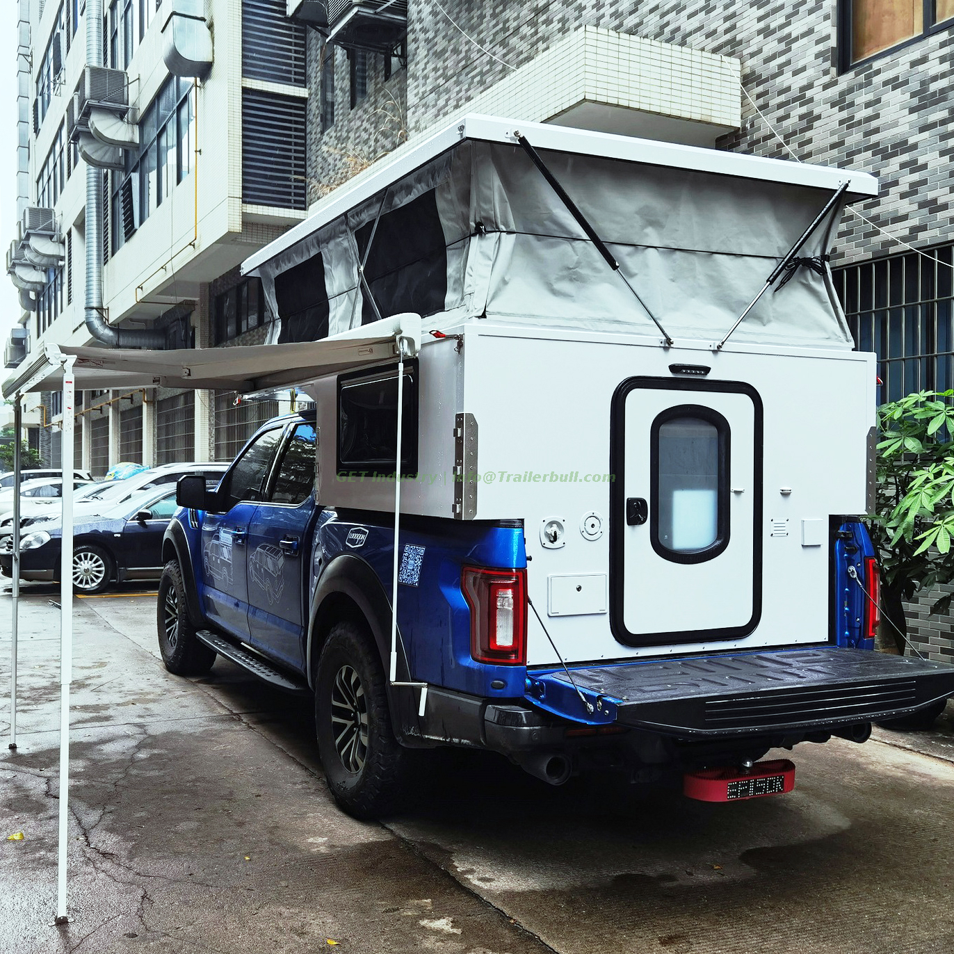 Slide In Truck Camper Box for Pickup Alcove RV Campering Pop-up Caravan Trailers