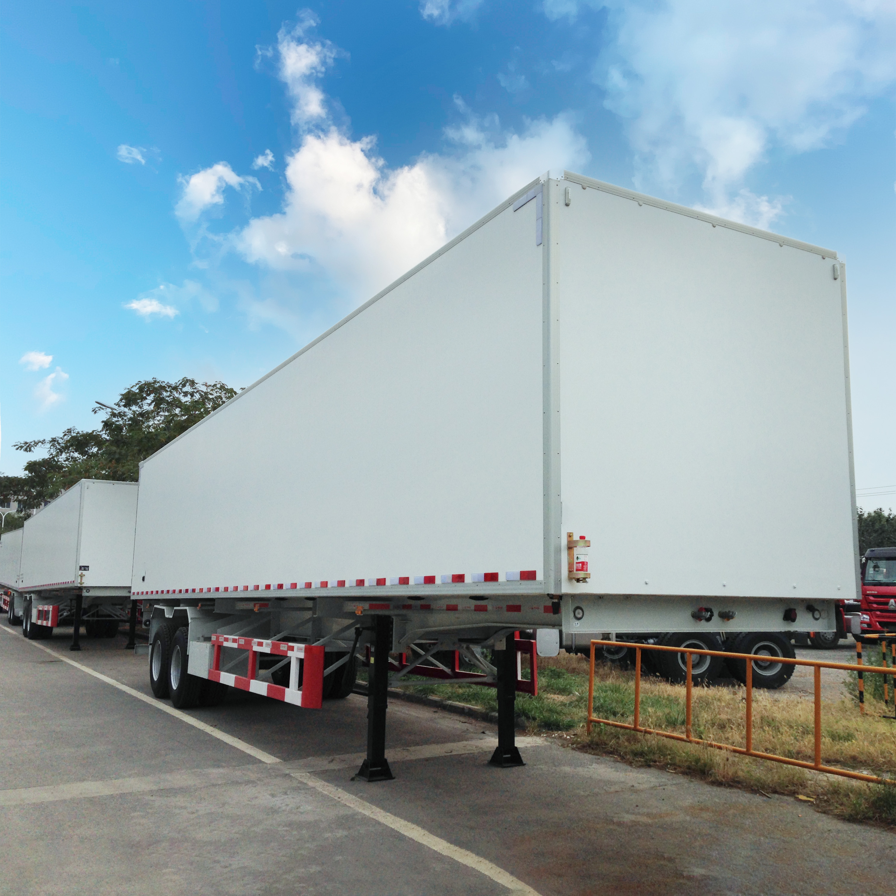 40ft 2 Axles Insulated Semi Truck Trailer - Buy 40ft 2 Axles Insulated ...