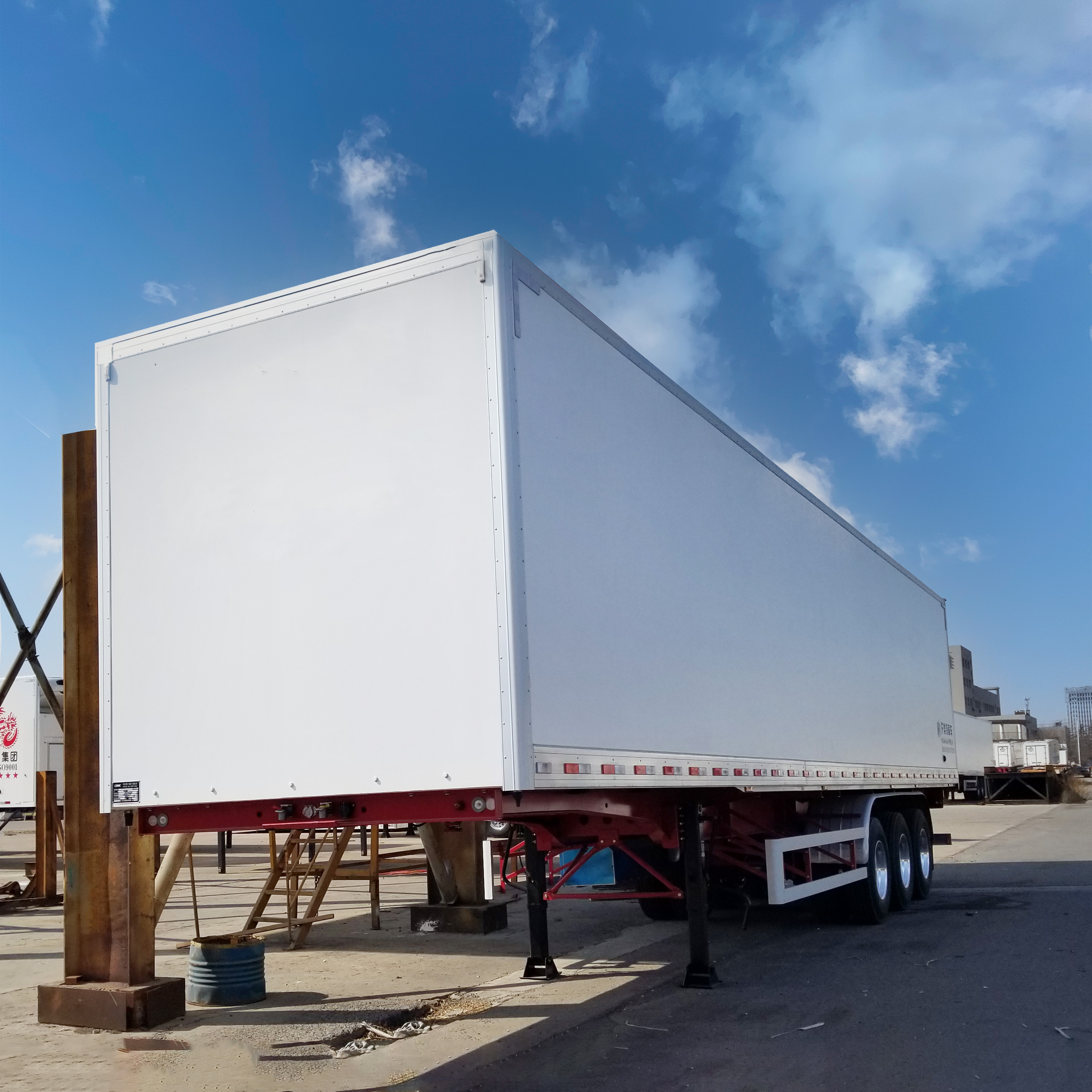 40ft 3 Axles Insulated Semi Truck Trailer