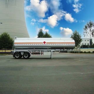 30400L 23T Capacity Carbon Steel Fuel And Refuel Tank Semi Trailer with 2 Axles for Fuel And Diesel Transit in Downtown