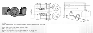 Beam Type Underslung Air Suspension 