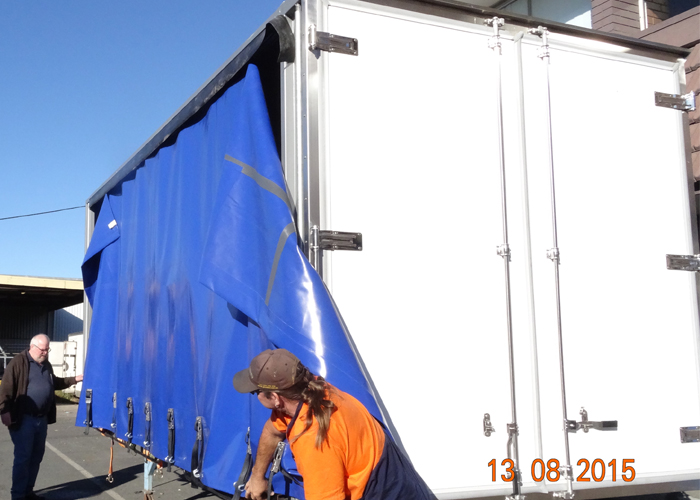 Curtain Side box with Composite and Aluminum Profiles for Dry Freight Cargos,Dry Freight Truck Box Or Van Trailers