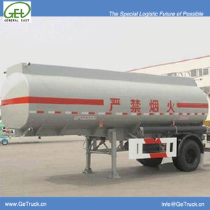 13000L Aluminum Tanker Semi-Trailer with 1 BPW axles for Organic Chemical