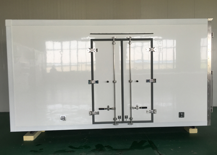 Fast Assembly PU Insulated Sandwich Composite Panel Kits And Box with GRP Profiles,Refrigerated Truck body