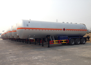 56000L Liquefied Petroleum Gas Lorry Tanker Trailer with 3 Axles for LPG,LPG Tanker Semi Trailer