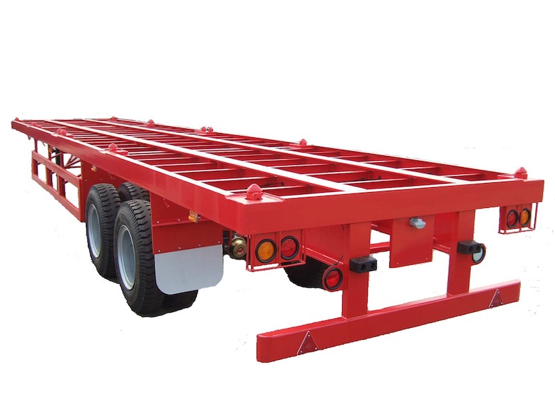 20ft FlatBed Container Semi Trailer Buy 20ft FlatBed Container Semi