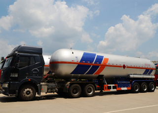 51000L Liquefied Petroleum Gas Lorry Tank Semi Trailer with 3 Axles for LPG