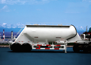52000L Dry Bulk Pneumatic Tanker Semi Trailers with 3 Axles for Bulk Carbon Black Powder, Cement Tanker Semi Trailer
