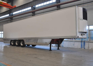 45ft 3 Axles Refrigerated Truck Trailer Single Tire with Carrier Refrigerator Units for Freezing And Fresh Cargos,Refrigerator Trailers